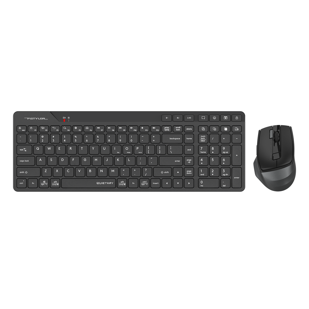 A4Tech Fstyler FB2800C Air2 Wireless Keyboard & Mouse