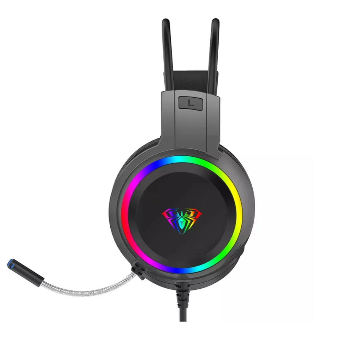 AULA S608 RGB Wired Gaming Headset headphones Plus Microphone