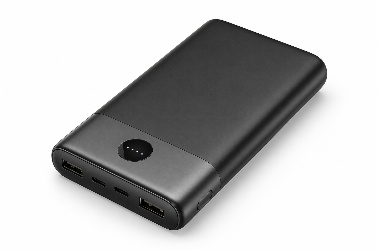 Romoss PHG10F 10K power bank black portable charger with LED display and fast charging