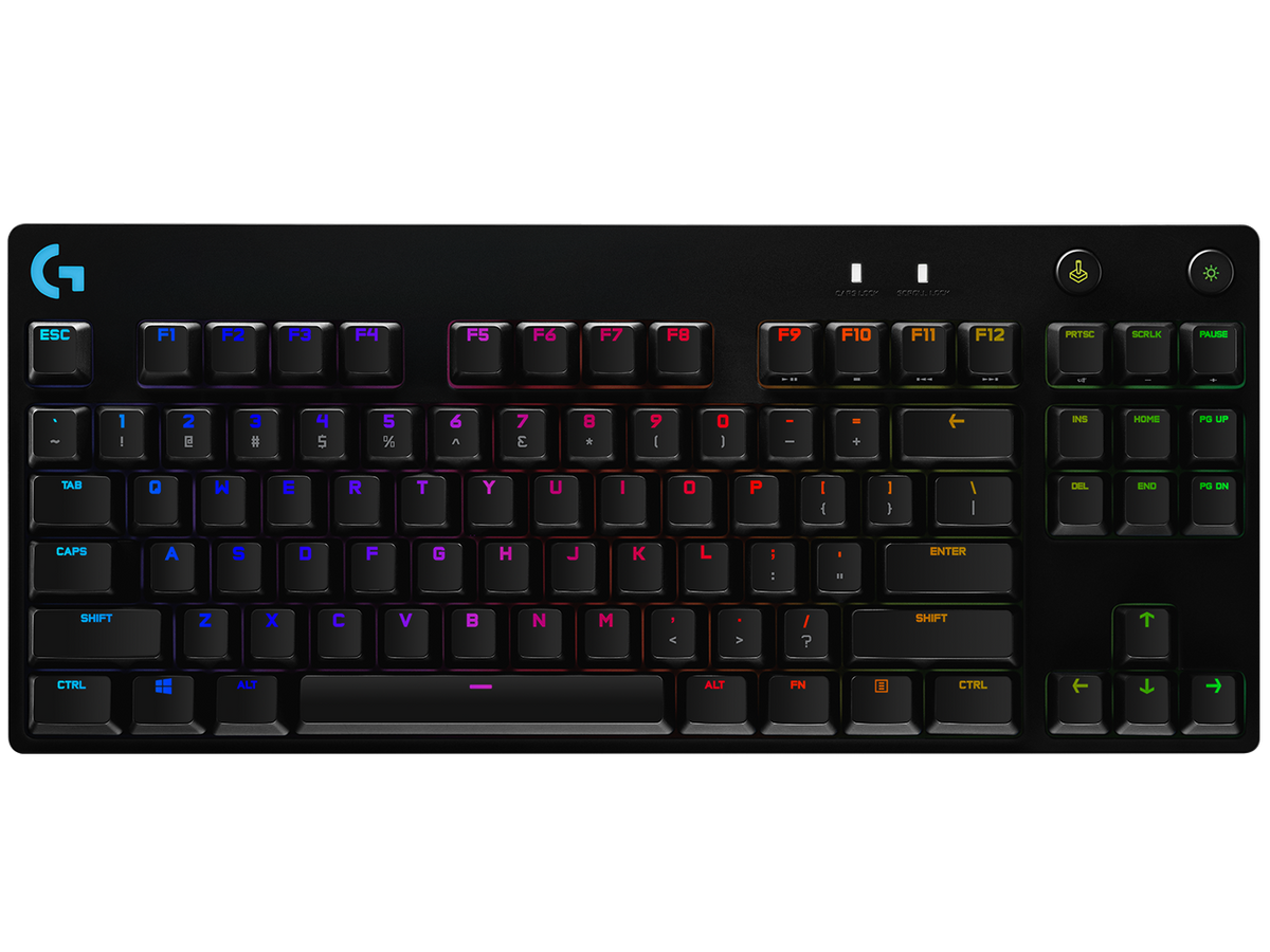 Logitech G Pro Mechanical Gaming Keyboard tenkeyless TKL with LIGHTSYNC RGB per-key lighting