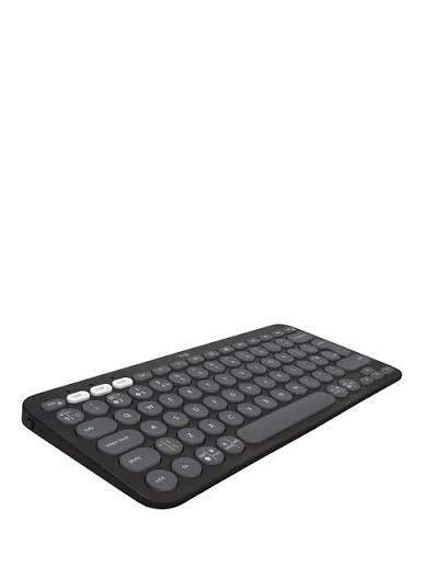 Logitech K380S Bluetooth Multi-Device Portable Keyboard Black