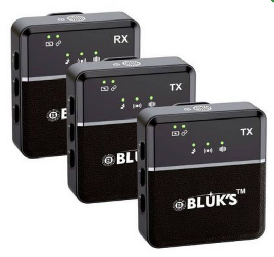 BLUK’S Dual Mic ANC Wireless Microphone – BX-9