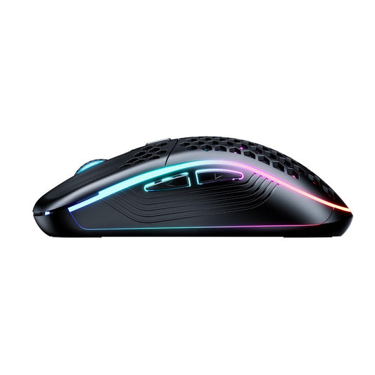 Wireless Gaming Mouse SA-1 black honeycomb RGB mouse for gaming and everyday desktop use