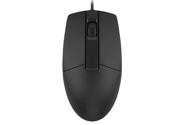 A4tech Mouse OP-330 black wired mouse for office and home use