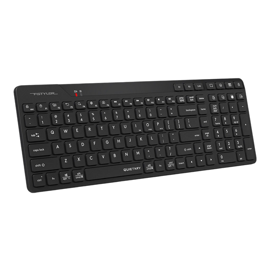 A4Tech FBK27C AS Bluetooth & 2.4G Rechargeable Wireless Keyboard (Black)