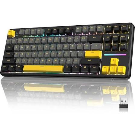 ATTACK SHARK X87 Wireless Tri-Mode Mechanical Gaming Keyboard Star Black
