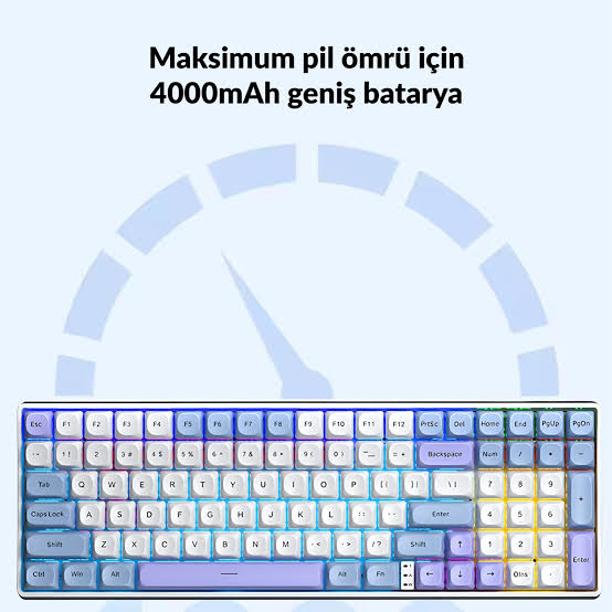 AULA S100 PRO Tri-Mode Mechanical Gaming Keyboard