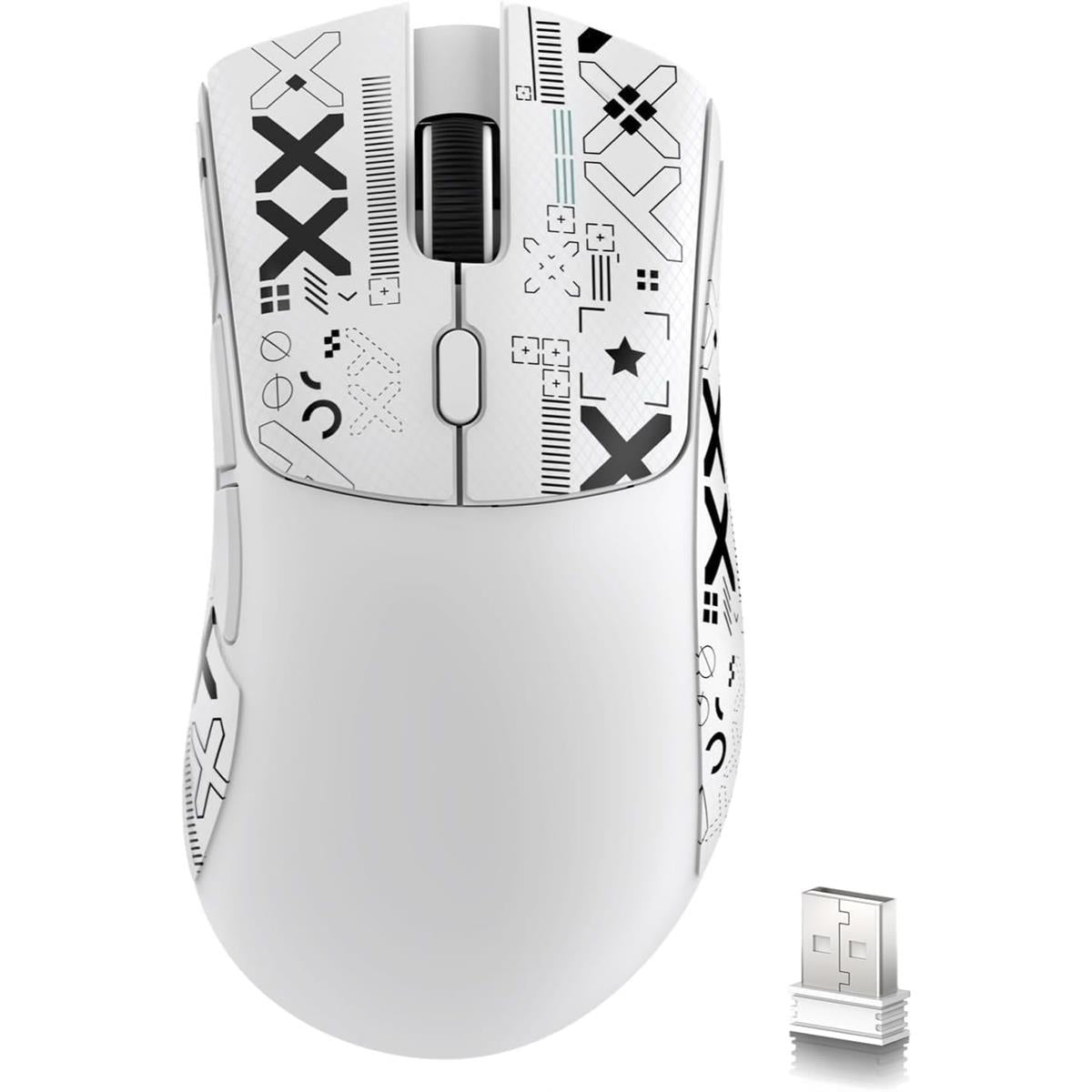 Attack Shark R1 Wireless Gaming Mouse White