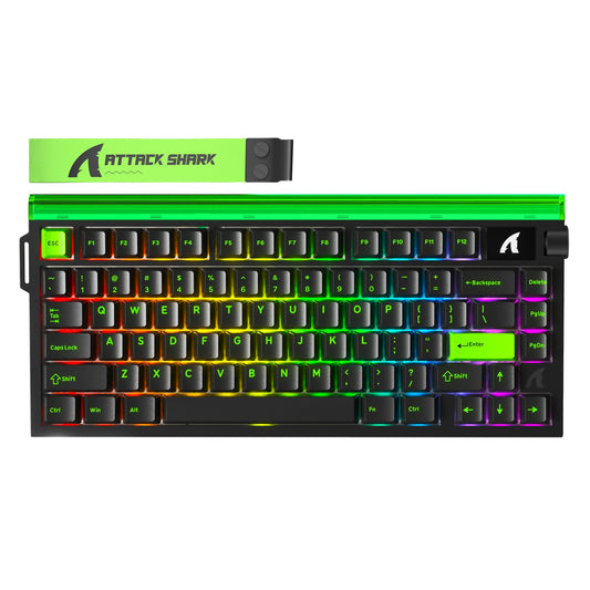 Attack Shark R85 HE Neon Green keyboard