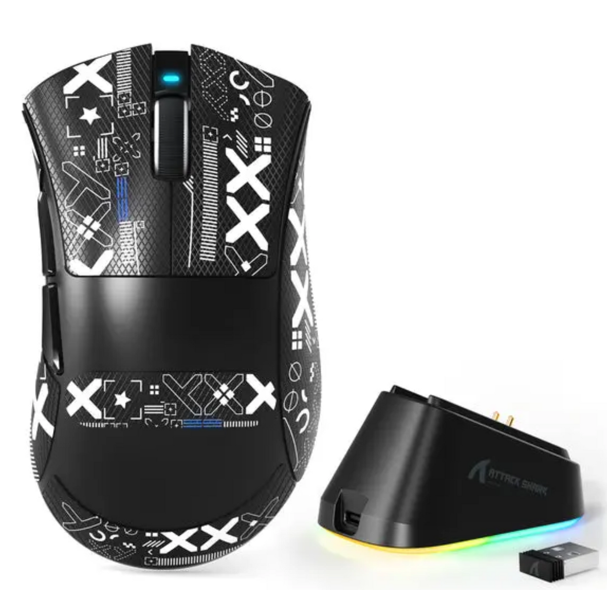 Attack Shark V3 PRO Wireless Esports Gaming Mouse Black