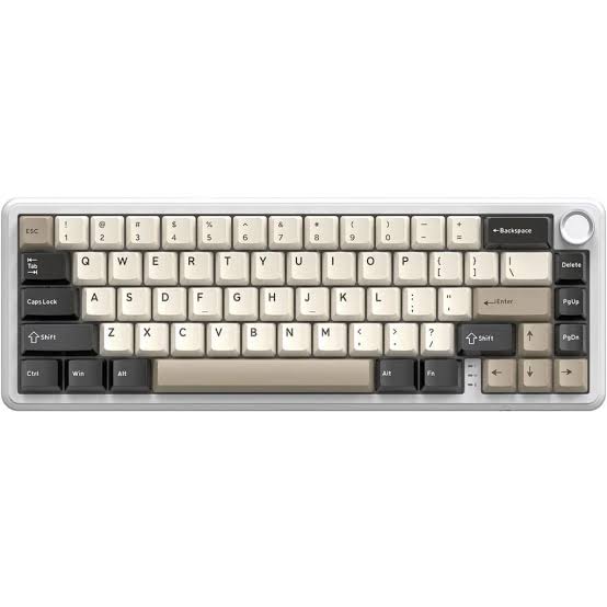 Attack Shark X66 Wireless Mechanical Gaming Keyboard White Cheese