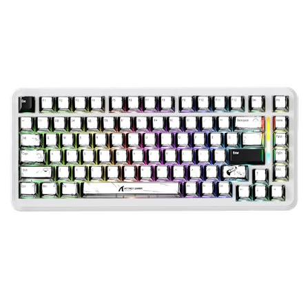 Attack Shark X82Pro HE 75% Rapid Trigger Magnetic Wireless RGB Gaming Keyboard Comic Contours