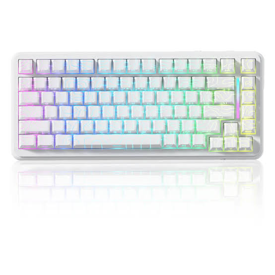 Attack Shark X82 Pro HE Wireless Rapid Trigger RGB Mechanical Gaming Keyboard White Contour