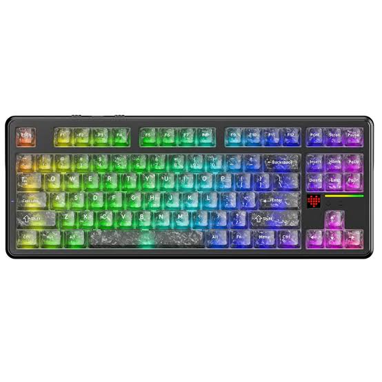 Attack Shark X87 Ultra 8K Mechanical Wireless Gaming Keyboard 87 Key TKL Forged Carbon