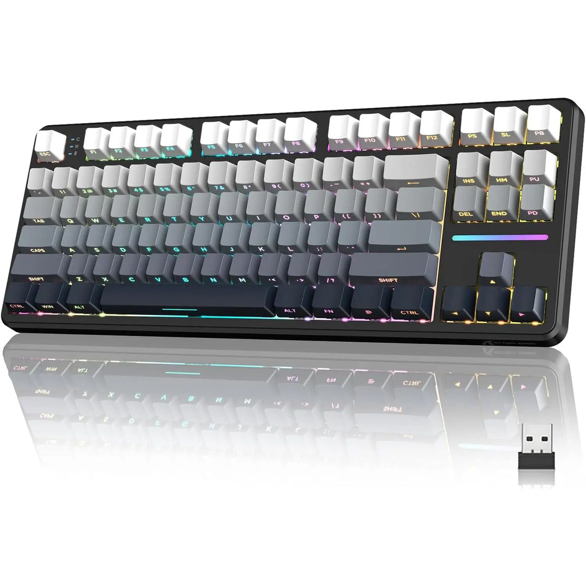 Attack Shark X87 Wireless Mechanical Gaming Keyboard Moonlight 