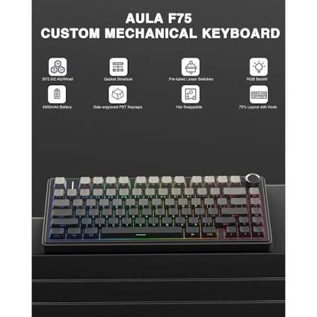 Aula F75 Pro Wireless Mechanical Gaming Keyboard 