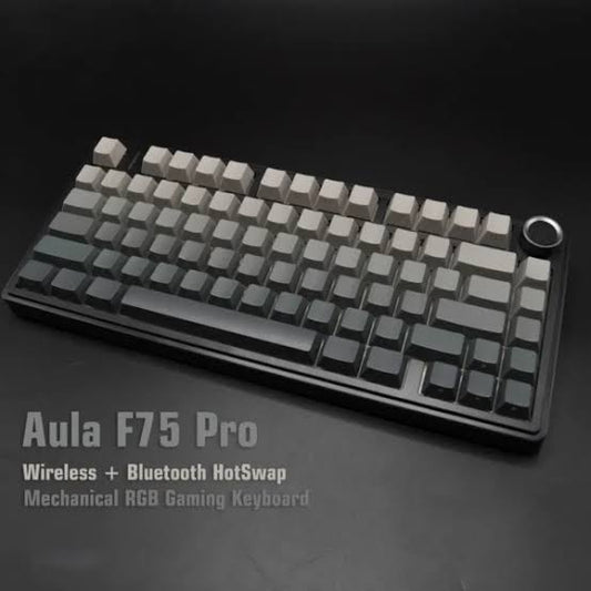 Aula F75 Pro Wireless Mechanical Gaming Keyboard 75% Gasket Hot Swappable Custom