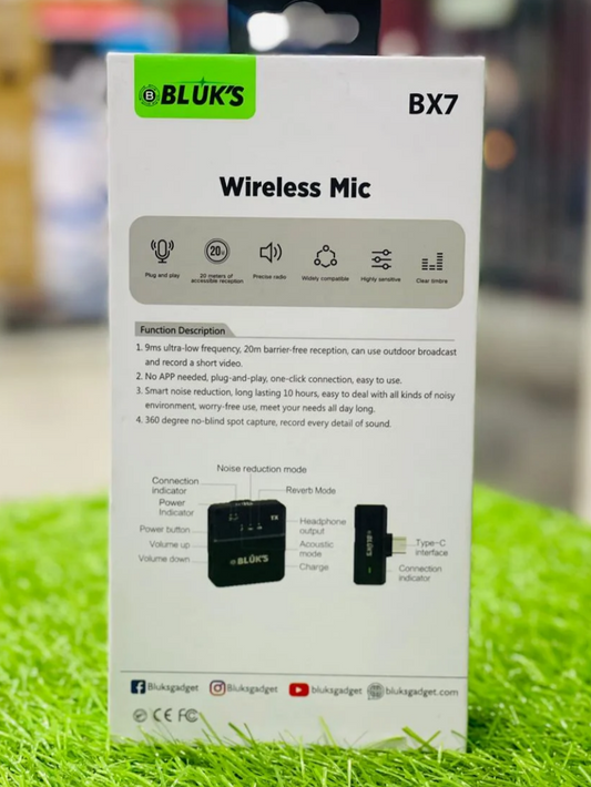 Bluks BX-7 Mic with Type C Connector