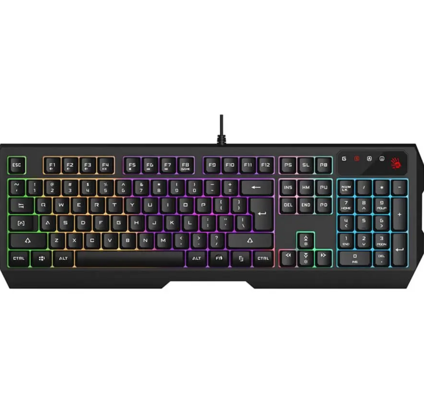 Bloody B135N Neon RGB Membrane Gaming Keyboard