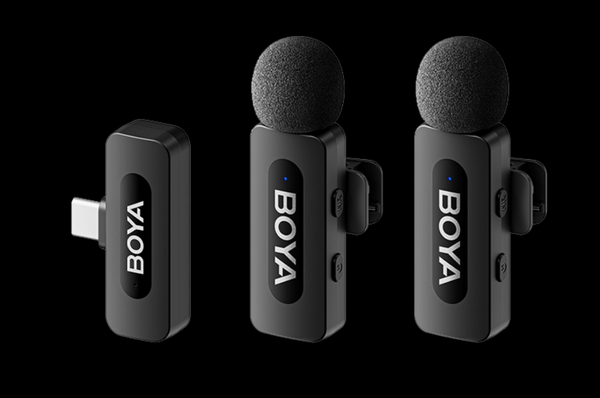 BOYA BY-V20 Ultracompact 2.4GHz Next-Gen Dual-Channel Wireless Microphone