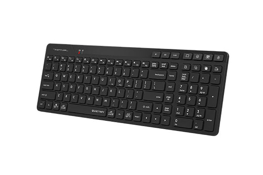 A4Tech FBK27C AS Bluetooth & 2.4G Rechargeable Wireless Keyboard (Black)