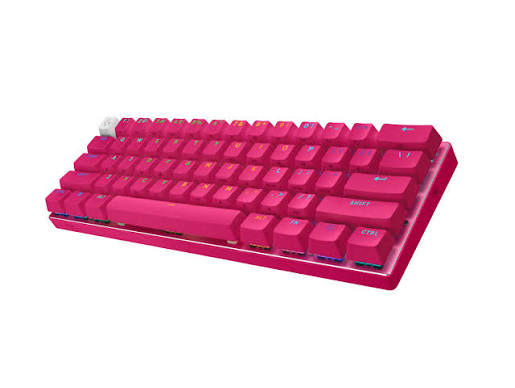 Logitech G PRO X 60 LIGHTSPEED RGB Gaming Keyboard Magenta
