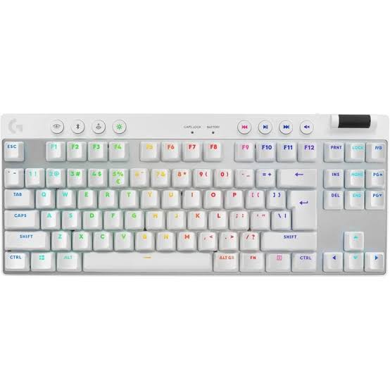 Logitech G PRO X TKL LIGHTSPEED Mechanical Tactile Gaming Keyboard White