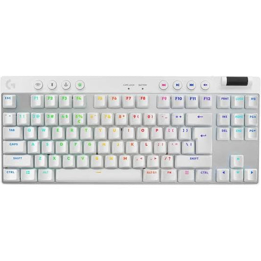 Logitech G PRO X TKL LIGHTSPEED Mechanical Tactile Gaming Keyboard White