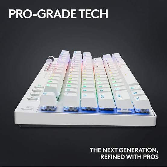 Logitech G PRO X TKL LIGHTSPEED Tactile Gaming Keyboard White