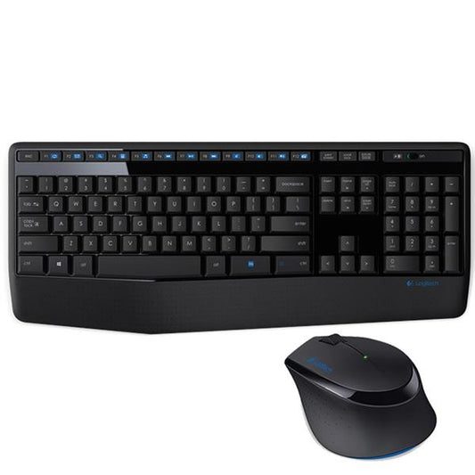 Logitech MK345 Comfort Wireless Keyboard and Mouse Combo for office and everyday productivity