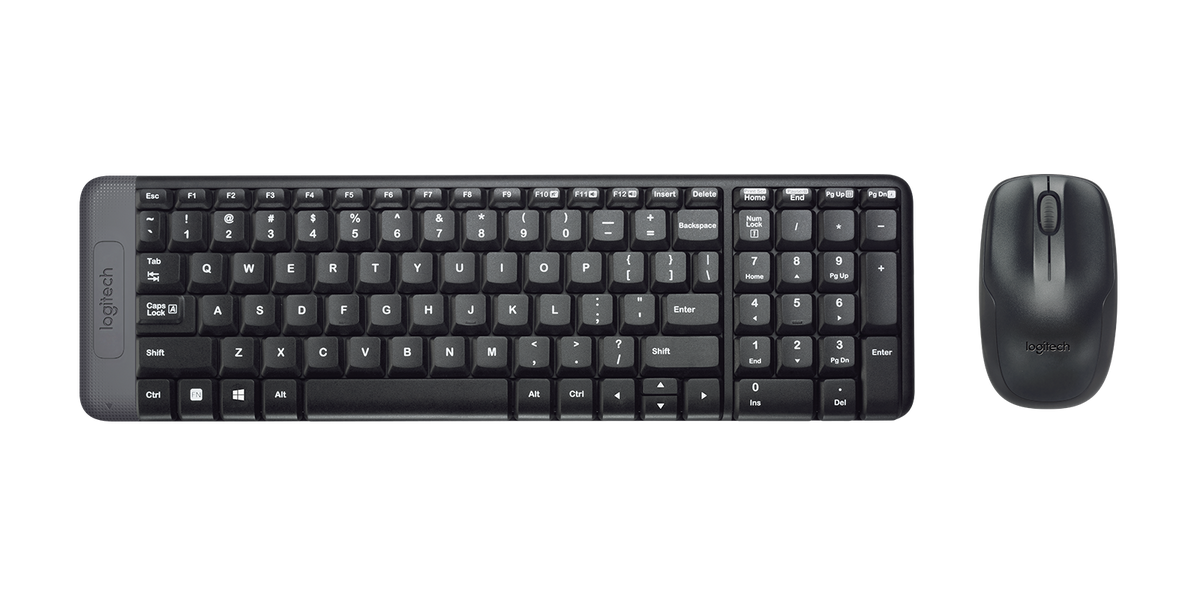 Logitech MK220 Space-saving Wireless Keyboard & Mouse Combo