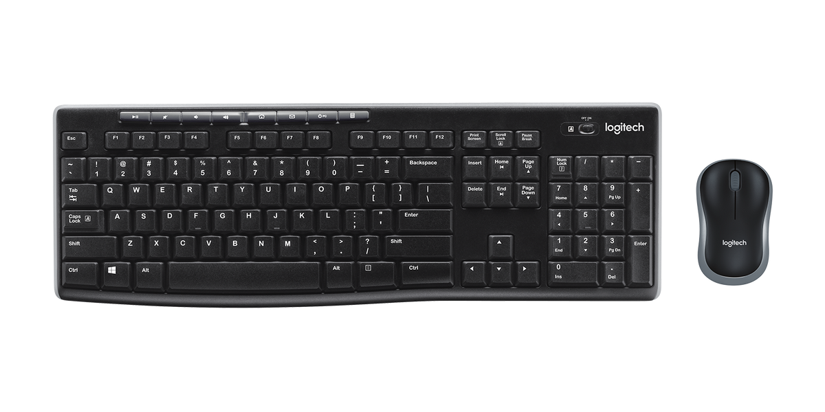 Logitech MK270R Wireless Keyboard and Mouse Combo Open Box
