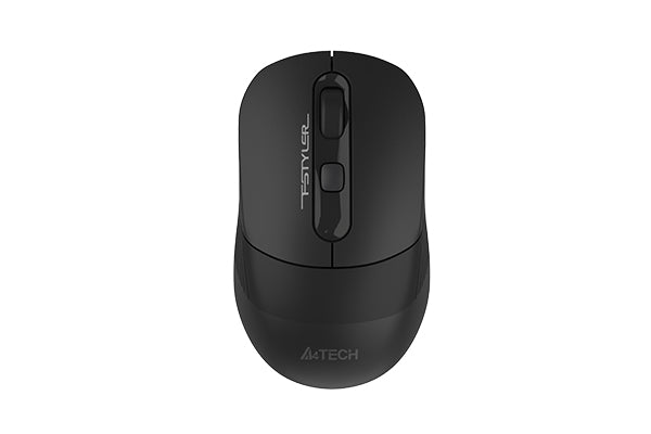 A4tech Mouse Bt FB-10CS wireless Bluetooth mouse black top view