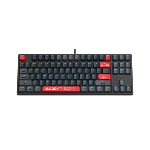 Bloody AT87 Alpha Optical Switch Mechanical Keyboard - Bloody Red