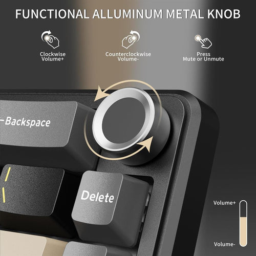 ATTACK SHARK X66 Wireless Mechanical 60% RGB Gaming Keyboard