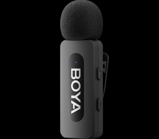 BOYA BY-V20 Ultracompact 2.4GHz Next-Gen Dual-Channel Wireless Microphone
