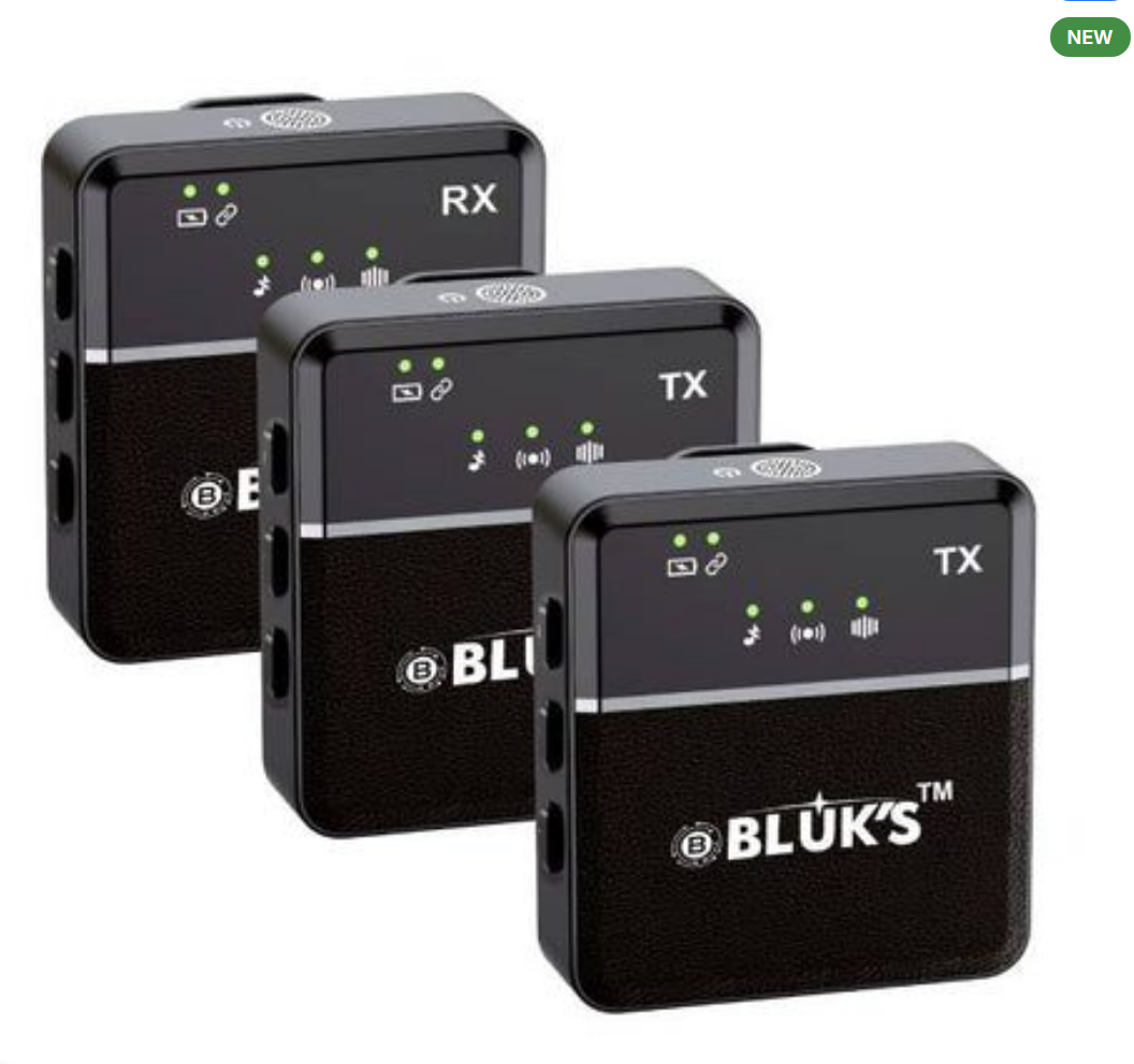 BLUK’S Dual Mic ANC Wireless Microphone – BX-9