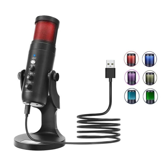 Jmary MC-PW9 RGB USB Recording Microphone