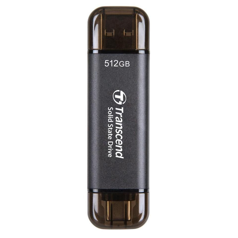 Transcend ESD310 512GB External SSD, USB 3.2 Gen2, Up to 1050 MB/s