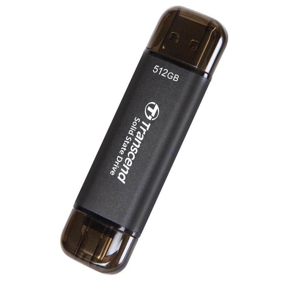 Transcend ESD310 512GB External SSD, USB 3.2 Gen2, Up to 1050 MB/s