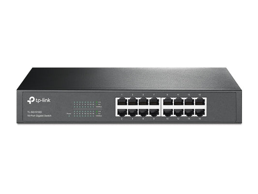 TP-Link TL-SG1016D - 16-Port Gigabit Desktop/Rackmount Switch