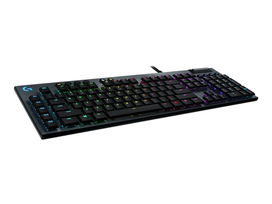 Logitech G813 LIGHTSYNC RGB Mechanical Gaming Keyboard (Black)