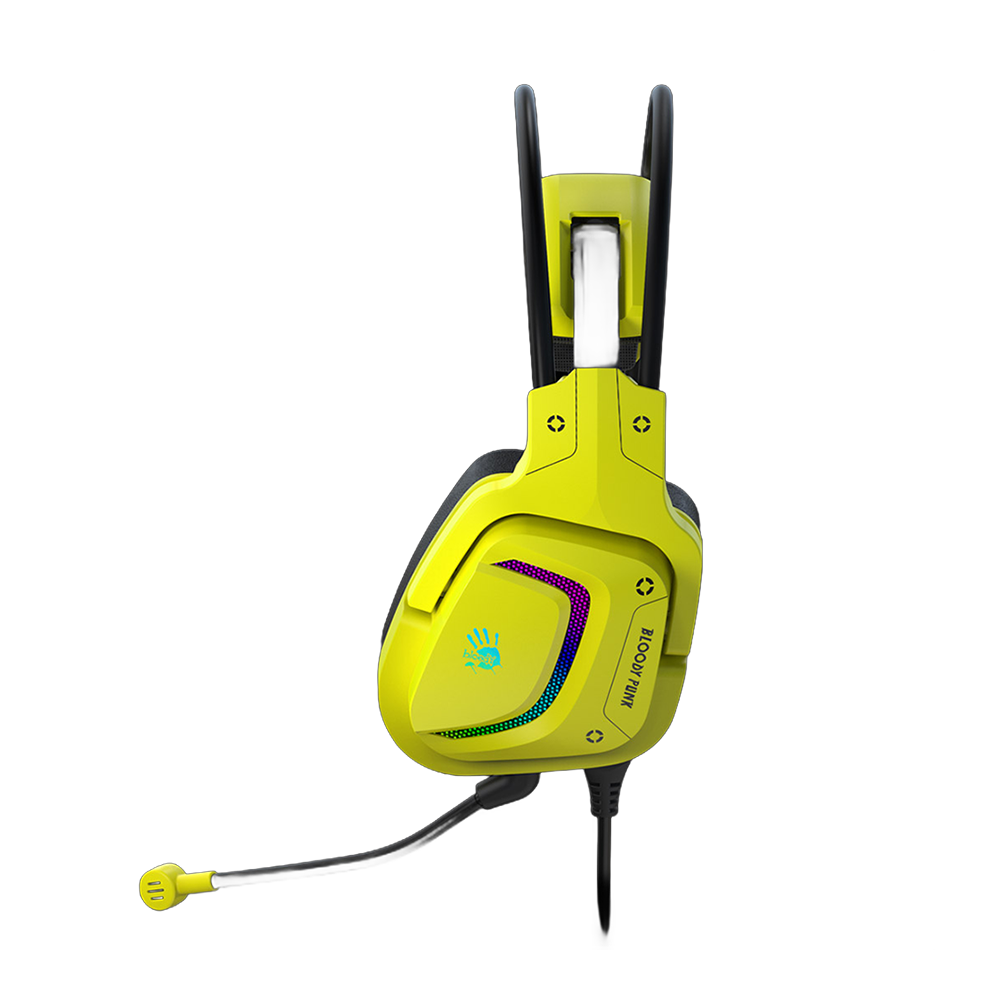 Bloody G575 Virtual 7.1 Surround Sound USB Gaming Headset – Punk Yellow