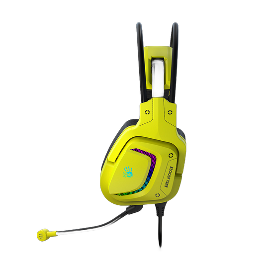 Bloody G575 Virtual 7.1 Surround Sound USB Gaming Headset – Punk Yellow