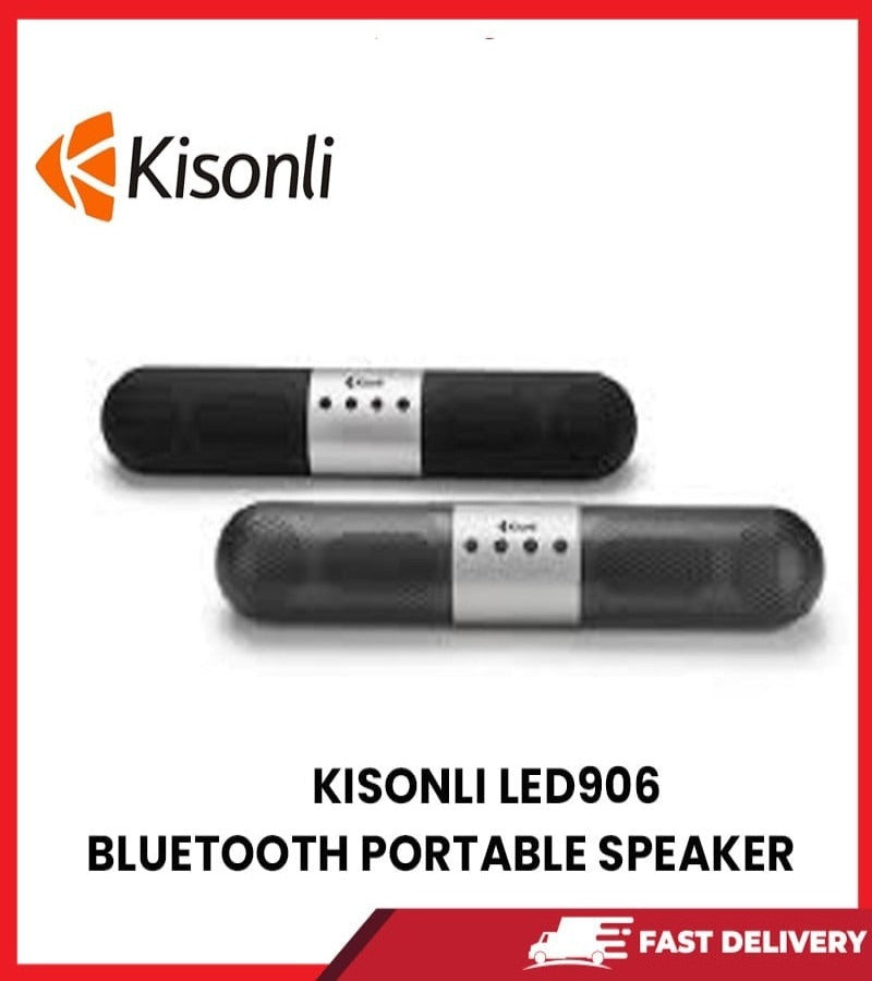 Kisonli LED-906 Woofers BT Sound System Speaker Wireless BT(V5.0)