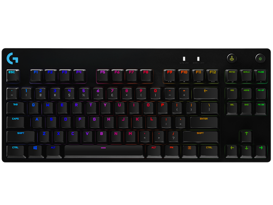 Logitech G Pro Mechanical Gaming Keyboard tenkeyless TKL with LIGHTSYNC RGB per-key lighting