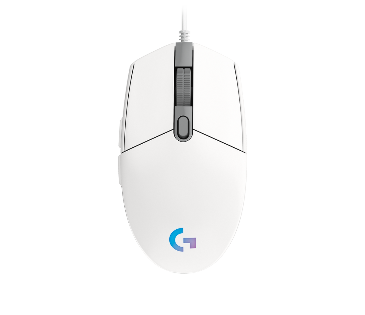 Logitech G102 Lightsync RGB Gaming Mouse White with 8000 DPI sensor and LIGHTSYNC RGB lighting