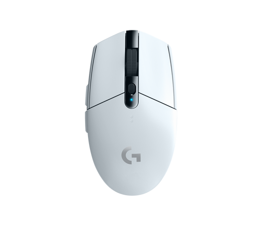 Logitech G304 Wireless Gaming Mouse White with HERO sensor and LIGHTSPEED wireless connectivity