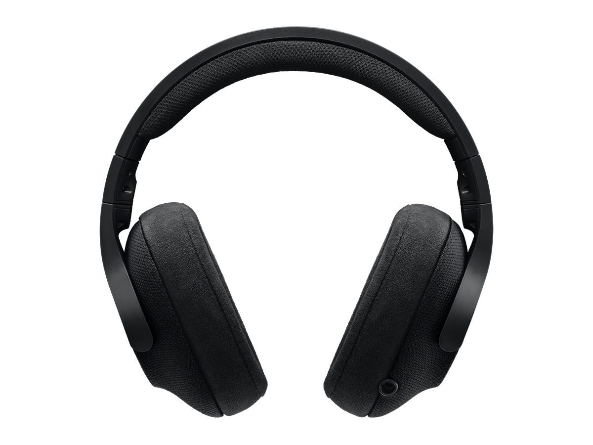 Logitech G433 7.1 Surround Sound Gaming Headset Black with Pro-G drivers and detachable noise-canceling microphone