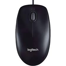 Logitech M100 USB Mouse Black